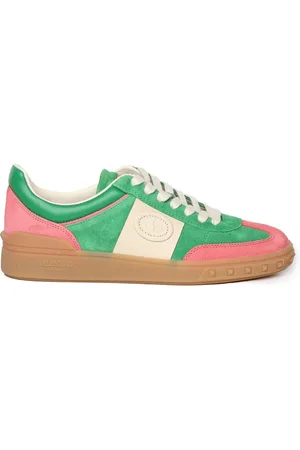 VALENTINO GARAVANI Sko, Dame, Flerfarvet, 38 EU, Suede, Suede Sneakers med VLogo Detalje