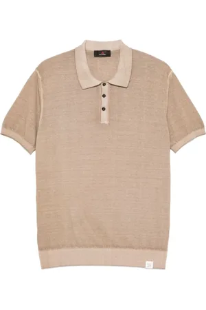 Peuterey Top, Herre, , L, Bomuld, Brun T-shirt Klassisk Stil