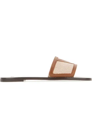 VALENTINO GARAVANI Sko, Dame, Brun, 36 EU, Læder, Viva Superstar Slide Sandaler