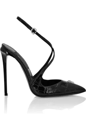 Philipp Plein Sko, Dame, Sort, 38 EU, Elegante Pumps