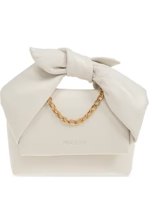J.W.Anderson Taske, Dame, Hvid, ONE SIZE, Læder, Bow Small Twister Crossbody