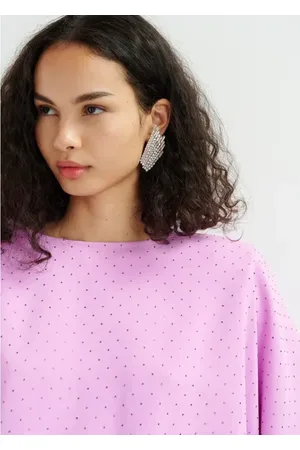 Michael Kors Tilbehør, Dame, Grå, ONE SIZE, And og Bold Hængeøreringe