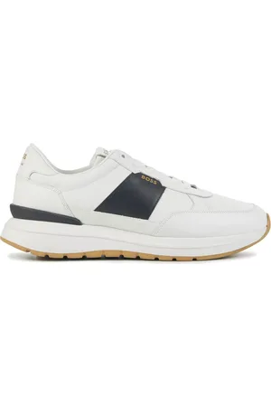 HUGO BOSS Sko, Herre, Hvid, 44 EU, Uld, Jace Lace-Up Sneakers