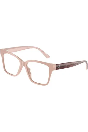 Jimmy Choo Tilbehør, unisex, Lyserød, 55 MM, Uld, Rosa Frame Solbriller