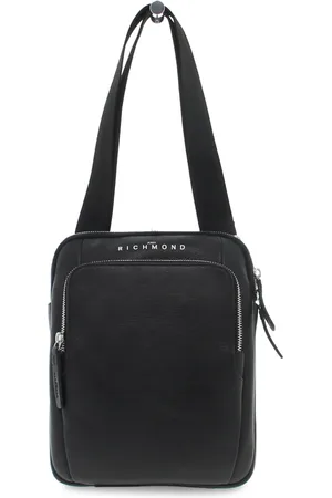 John Richmond Taske, Herre, Sort, ONE SIZE, Uld, Skuldertaske