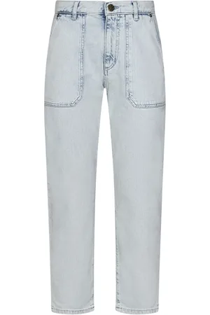 Pinko Jeans, Dame, Blå, W29, Bomuld, Straight Jeans