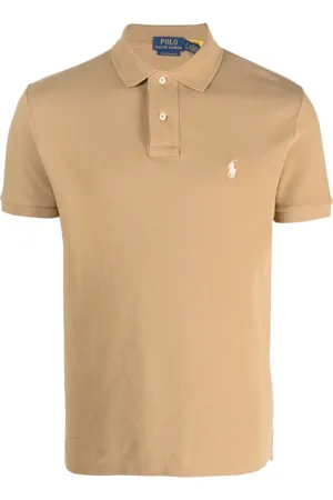 Ralph Lauren Top, Herre, , 2XL, Bomuld, Custom Slim Fit Bomulds Mesh Polo