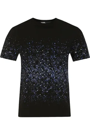 Karl Lagerfeld Top, Herre, Flerfarvet, S, Bomuld, Casual Bomulds T-shirt