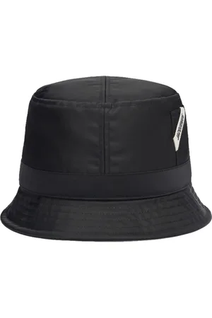 Jacquemus Tilbehør, Herre, Sort, 56 CM, Nylon, Ovalie Hat med Kort Skygge