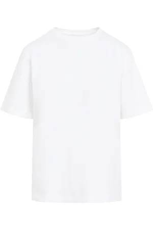 Khaite Top, Dame, Hvid, M, Bomuld, Mae Kortærmet T-shirt