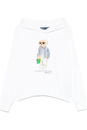 Ralph Lauren Sweathshirts & Hoodies, Dame, Hvid, XS, Bomuld, Hoodie