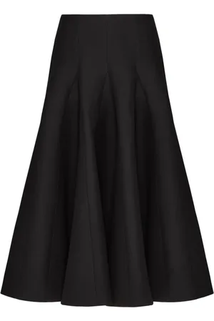 VALENTINO GARAVANI Nederdel, Dame, Sort, XS, Crepe Couture Nederdel