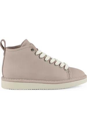 Panchic Sko, Dame, , 37 EU, Læder, Elfenbensfarvede Nubuck Ankelstøvler