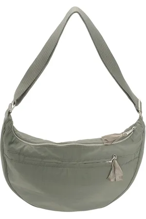 Part Two Taske, Dame, Grøn, ONE SIZE, Uld, Stilfuld Smokey Olive Skuldertaske