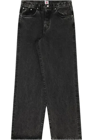Edwin Jeans, Herre, Grå, W28, Bred Bukse Kollektion