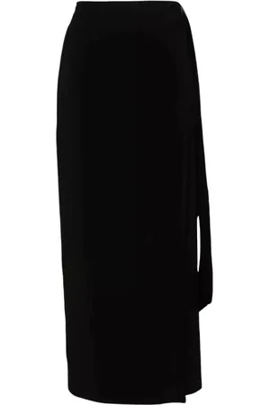 Max Mara Badetøj, Dame, Sort, L/XL, Sort Beato pareo kjole tunika