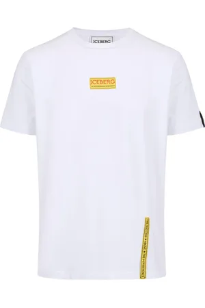 Iceberg Top, Herre, Hvid, S, Bomuld, Slim-fit T-shirt