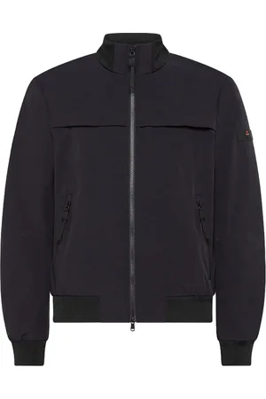Peuterey Sweathshirts & Hoodies, Herre, Blå, S, Nylon, Smooth Nylon Zip-through