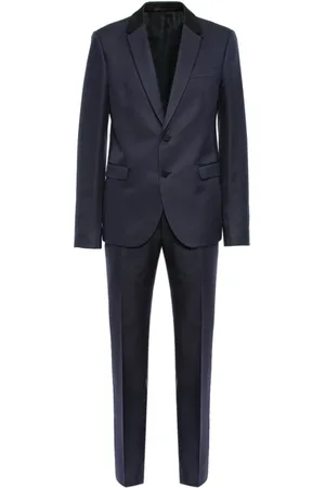 VALENTINO GARAVANI Jakkesæt, Herre, Blå, 2XL, Single Breasted Suit Set