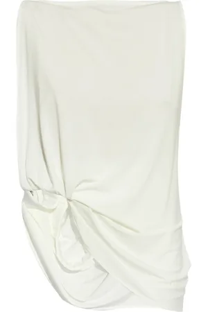 Jacquemus Nederdel, Dame, Hvid, M, Polyester, Peplo Top