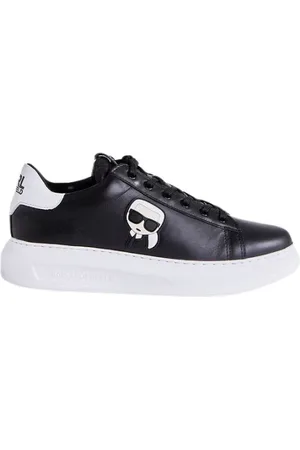 Karl Lagerfeld Sko, Herre, Sort, 42 EU, Læder, Kapri 3D Sneakers
