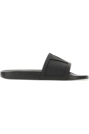 VALENTINO GARAVANI Sko, Herre, Sort, 40 EU, Coolside Rubber Slider Sandaler
