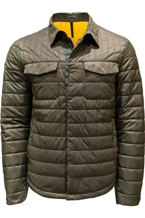 Incotex Jakke, Herre, Grøn, XL, Uld, Teknisk Overshirt Jakke
