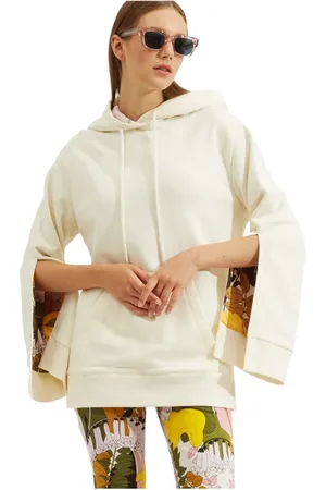 La DoubleJ Sweathshirts & Hoodies, Dame, , XL, Uld, Stilfuld Cotton Girlfriend Hoodie