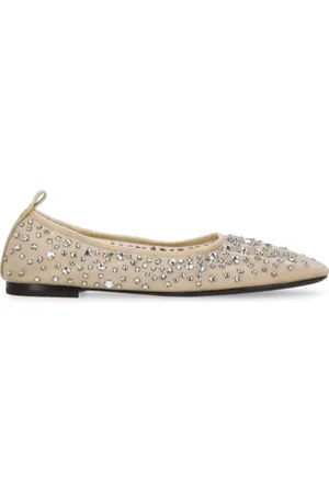 Tory Burch Sko, Dame, , 39 EU, Læder, Crystal Ballerina Sko