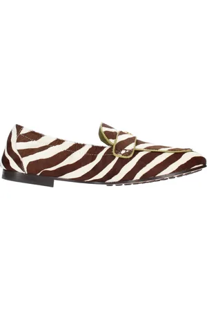 Tory Burch Sko, Dame, Flerfarvet, 37 EU, Læder, Mokkasiner i ponyhud