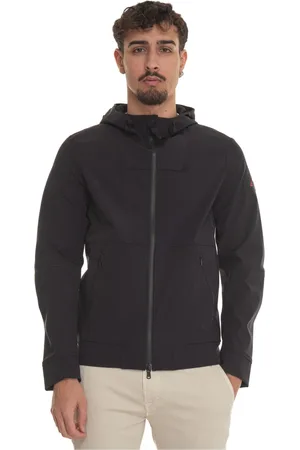 Peuterey Jakke, Herre, Blå, 2XL, Uld, Hooded Harrington Jacket