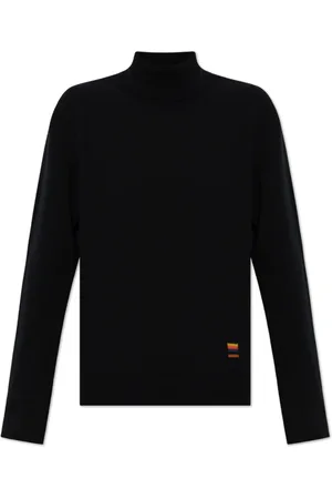 Paul Smith Strik, Dame, Sort, L, Cashmere, Cashmere Turtleneck