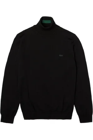 Lacoste Strik, Herre, Sort, S, Uld, Sort Sweatshirt til Mænd Aw23