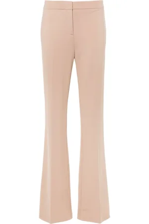 Pinko Bukser, Dame, Brun, XL, Flare-fit Brune Bukser
