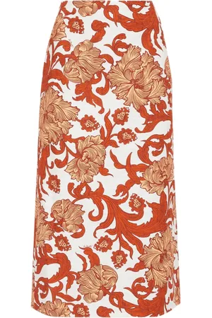 La DoubleJ Nederdel, Dame, Flerfarvet, M, Bomuld, Pencil Skirt Ventaglio