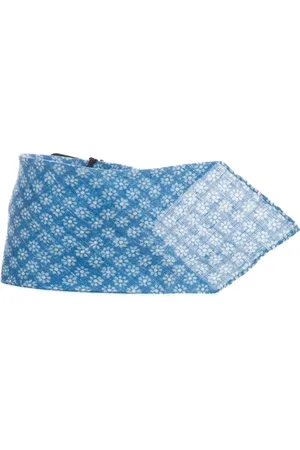 Kiton Tilbehør, Herre, Blå, ONE SIZE, Luksuriøs silkeslips
