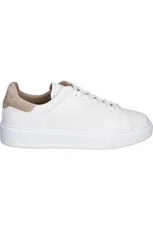 Woolrich Sko, Herre, Hvid, 43 EU, Beige Classic Court Sneakers