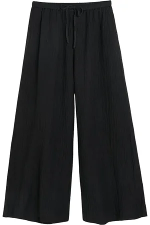 By Malene Birger Bukser, Dame, Sort, M, Bomuld, Sort Clorella Wide Leg Bukser