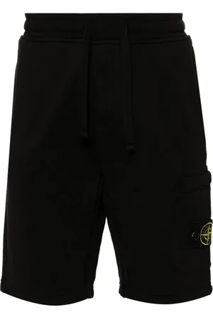 Stone Island Shorts, Herre, Sort, XL, Bomuld, Casual Shorts