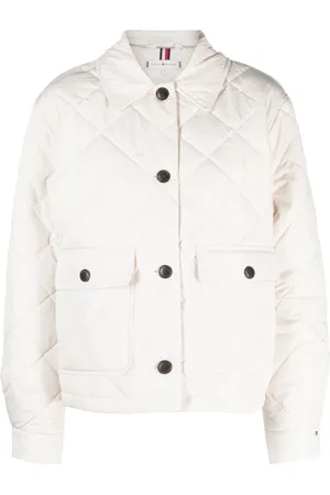Tommy Hilfiger Jakke, Dame, , L, Uld, Vatteret quilt jakke