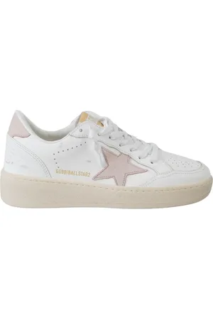 Golden Goose Sko, Dame, Hvid, 40 EU, Vintage-inspirerede BallStar 2 sneakers