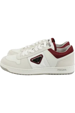 Prada Sko, Herre, Hvid, 40 EU, Uld, Herre Sneakers