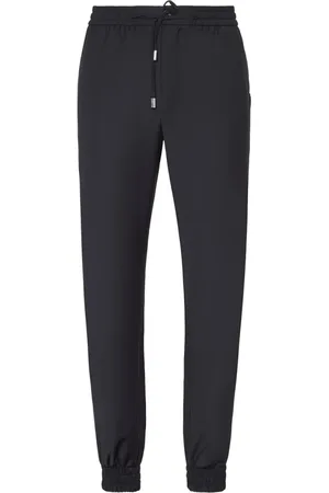 Philipp Plein Bukser, Herre, Blå, 2XL, Uld, Stilfulde Bukser