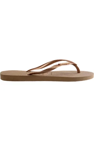 Havaianas Sko, Dame, Brun, 35 EU, Uld, Stilfulde Flip Flops til Sommeren