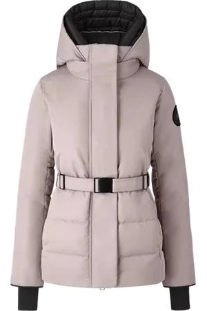 Canada Goose Jakke, Dame, Lyserød, M, Uld, McKenna Bæltet Jakke