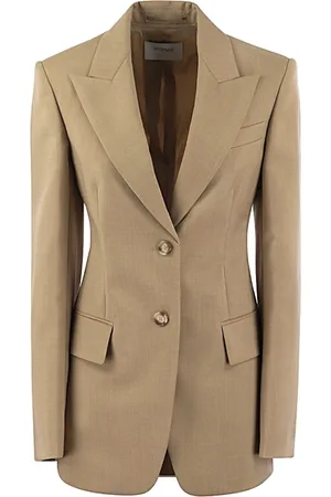 Sportmax Jakke, Dame, , 3XS, Uld, Stilfuld Jakke til Moderigtigt Look