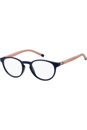 Tommy Hilfiger Tilbehør, unisex, Blå, 49 MM, Blå Solbriller med Stel