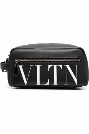 VALENTINO GARAVANI Taske, Herre, Sort, ONE SIZE, Læder, Medium Washbag