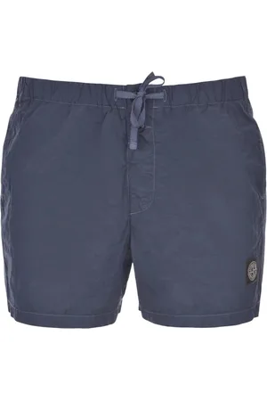 Stone Island Badetøj, Herre, Blå, S, Polyester, Compass Logo Badeshorts