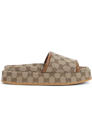 Gucci Sko, Dame, , 36 EU, Læder, Elegante lædersandaler til sommerudflugter